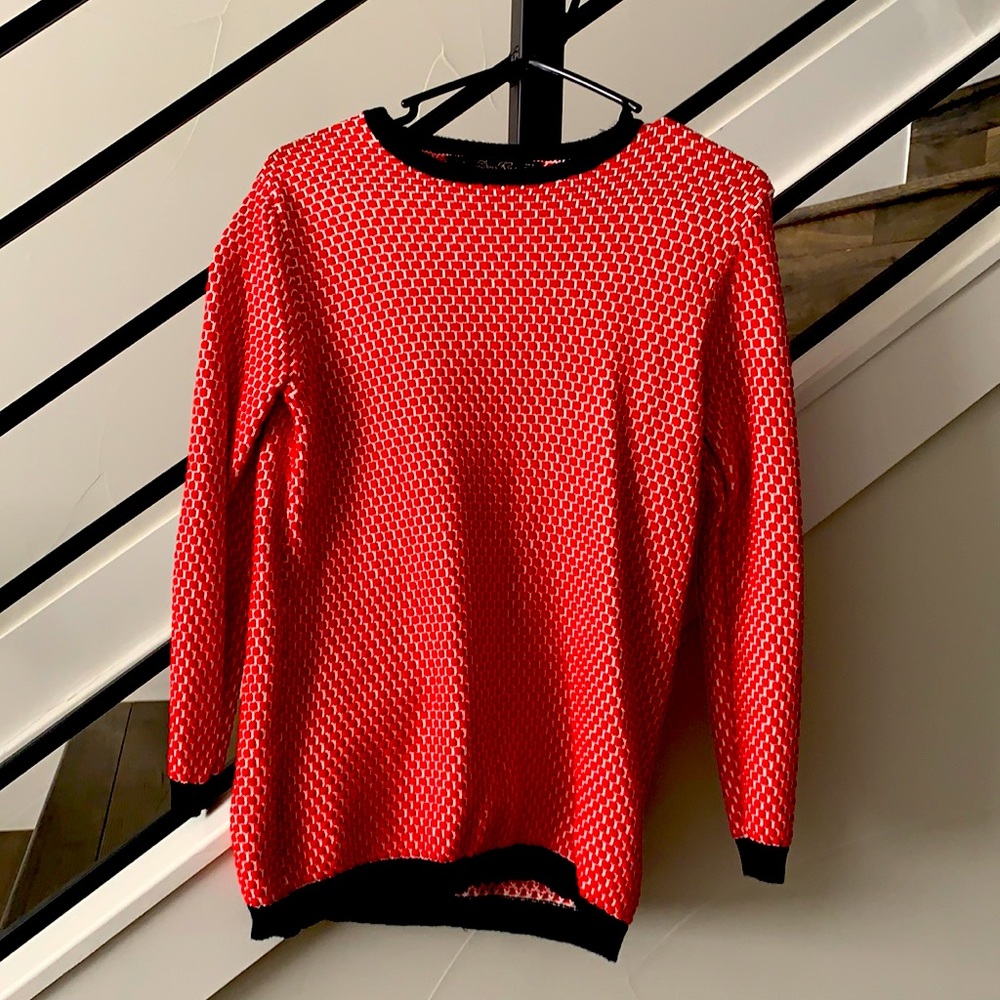 Zara sweater with unique print